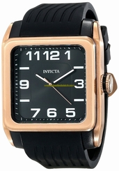 Invicta Watches : 16540 Quartz Analog Black Silicone Men Watch