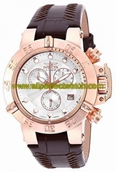 Invicta Watches : 16697 White Dial Leather Band Women Watch