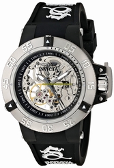 Invicta Watches : 16777 Black Skeleton Automatic Women Watch