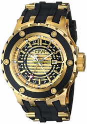 Invicta Watches : 16815 Quartz Analog Date Black Rubber Men Watch