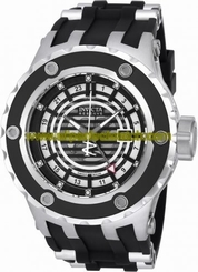 Invicta Watches : 16821 Black Antique Silver Dial Stainless Steel Band Men Watch