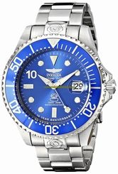 Invicta Watches : 16857 Blue Dial Stainless Steel Band Men Watch