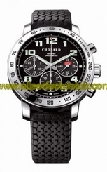 Chopard Watches : 168920-3001 Automatic Stainless Steel Black Dial Black Rubber Band Men Watch