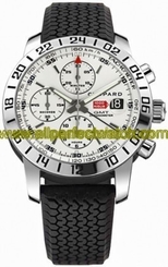 Chopard Watches : 168992-3003R Automatic Stainless Steel White Dial Black Rubber Band Men Watch