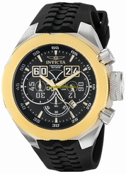 Invicta Watches : 16928 Quartz Chronograph Date Black Silicone Men Watch