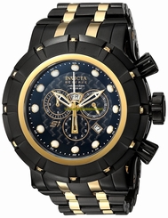 Invicta Watches : 16950 Black Dial Stainless Steel Band Men Watch