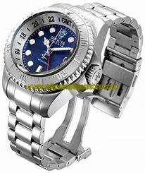 Invicta Watches : 16959 Blue Dial Stainless Steel Band Men Watch