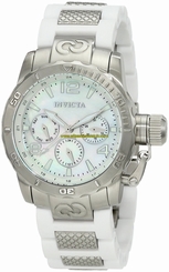 Invicta Watches : 1696 White Dial Luminous Women Watch