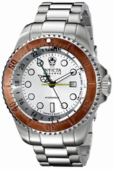 Invicta Watches : 16973 Silver Dial Stainless Steel Band Men Watch