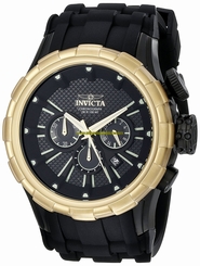 Invicta Watches : 16976 Quartz Chronograph Date Black Silicone Men Watch
