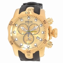 Invicta Watches : 16985 Quartz Chronograph Date Black Polyurethane Men Watch