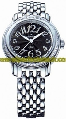 Zenith Watches : 16.1220.67/21.M1220 Automatic Black With Arabic Numeral Guilloche Dial Polished Stainless Steel Band Women Watch
