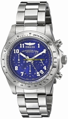 Invicta Watches : 17024 Blue Dial Stainless Steel Band Men Watch