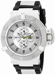 Invicta Watches : 17113 Silver-tone Dial Polyurethane Men Watch
