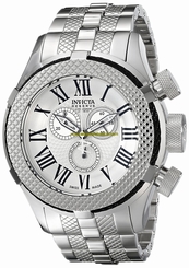 Invicta Watches : 17160 Silver Dial Chronograph Luminous Measures Seconds Men Watch
