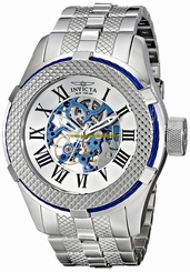 Invicta Watches : 17179 Blue Dial Stainless Steel Band Men Watch