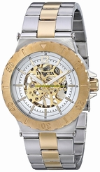 Invicta Watches : 17242 Ailver Skeleton Hand Wind Men Watch