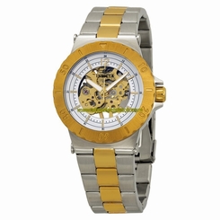 Invicta Watches : 17249 White Skeletal Hand Wind Women Watch