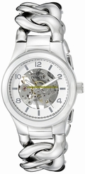Invicta Watches : 17250 Silver Dial Stainless Steel Band Women Watch