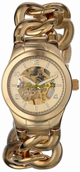 Invicta Watches : 17251 Gold Dial Stainless Steel Band Women Watch