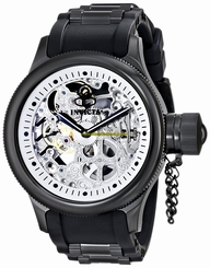 Invicta Watches : 17276 Silver Skeleton Hand Wind Men Watch