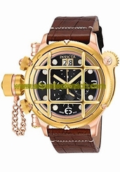 Invicta Watches : 17326 Black Dial Stainless Steel Band Men Watch