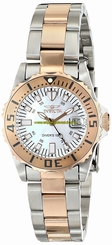 Invicta Watches : 17388 Mother Of Pearl Dial Stainless Steel Plated Women Watch