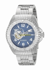 Invicta Watches : 17456 Blue Dial Stainless Steel Band Men Watch
