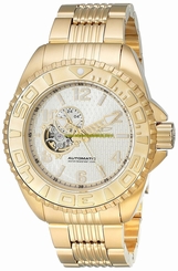 Invicta Watches : 17460 Champagne Dial Stainless Steel Band Men Watch
