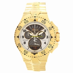 Invicta Watches : 17470 White Dial With Black Subdials Quartz Men Watch