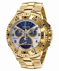 Invicta Watches : 17471 Silver Dial Chronograph Tachometer Luminous Men Watch