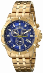 Invicta Watches : 17504 Blue Dial Stainless Steel Band Men Watch