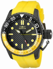 Invicta Watches : 17513 Quartz Analog Yellow Silicone Men Watch