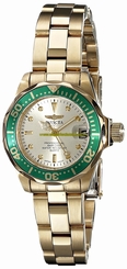 Invicta Watches : 17570 Gold Quartz Women Watch