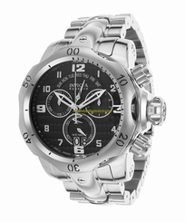 Invicta Watches : 17630 Black Dial Stainless Steel Band Men Watch