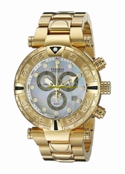 Invicta Watches : 17684 Mother Of Pearl Dial Stainless Steel Band Men Watch
