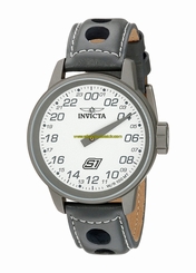 Invicta Watches : 17706 Quartz Analog Grey Leather Men Watch