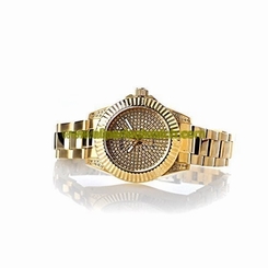 Invicta Watches : 17712 Gold Dial Gold-tone Stainless Steel Band Women Watch
