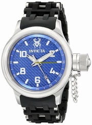 Invicta Watches : 17786 Quartz Blue Dial Polyurethane with Stainless Steel Men Watch
