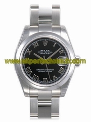 Rolex Watches : 178240-BKRO Black Dial Automatic Self Winding Women Watch
