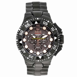 Invicta Watches : 17842 Black Dial Uni-directional Rotating Black Ion-plated Band Men Watch