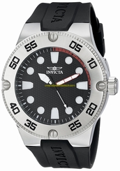 Invicta Watches : 17916 Quartz Analog Black Silicone Men Watch