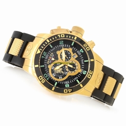 Invicta Watches : 17928 Black Dial Stainless Steel Band Men Watch