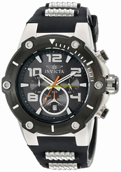 Invicta Watches : 17939 Black Dial Luminescent Hands^stopwatch Men Watch
