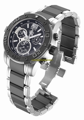 Invicta Watches : 17954 Black Dial Stainless Steel Band Men Watch