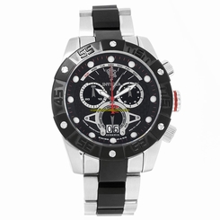 Invicta Watches : 17964 Black Dial Stainless Steel Band Men Watch