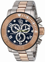 Invicta Watches : 17992 Black Dial Stainless Steel Band Men Watch