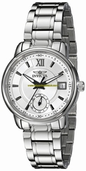 Invicta Watches : 18010 Silver Dial Stainless Steel Band Women Watch