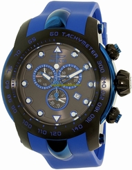Invicta Watches : 18028SYB Black Dial Silicone Band Men Watch