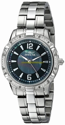 Invicta Watches : 18033 Black Dial Diamonds Women Watch
